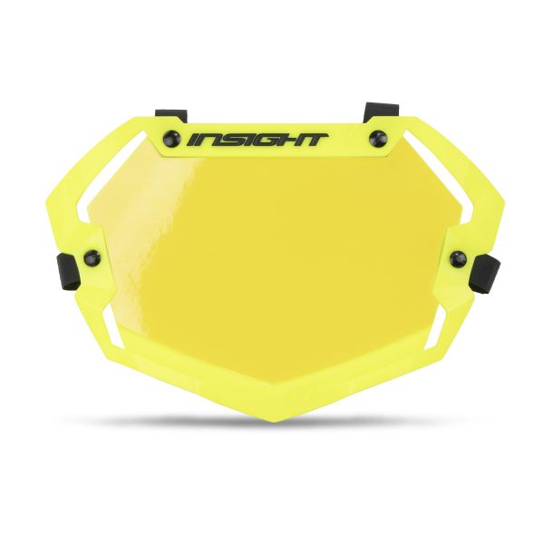 INSIGHT 3D VISION2 NUMBER MINI PLATE YELLOW BACKGROUND