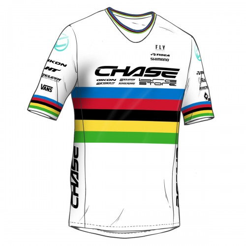 CHASE World Champion Short Sleeve ,,0,0JERSEY JORIS DAUDET REPLICA 2024