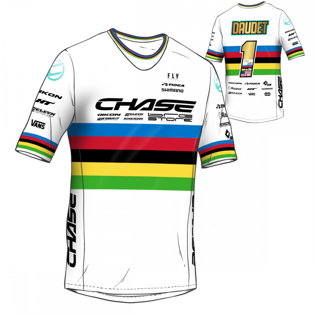 CHASE World Champion Short Sleeve ,,0,0JERSEY JORIS DAUDET REPLICA 2024