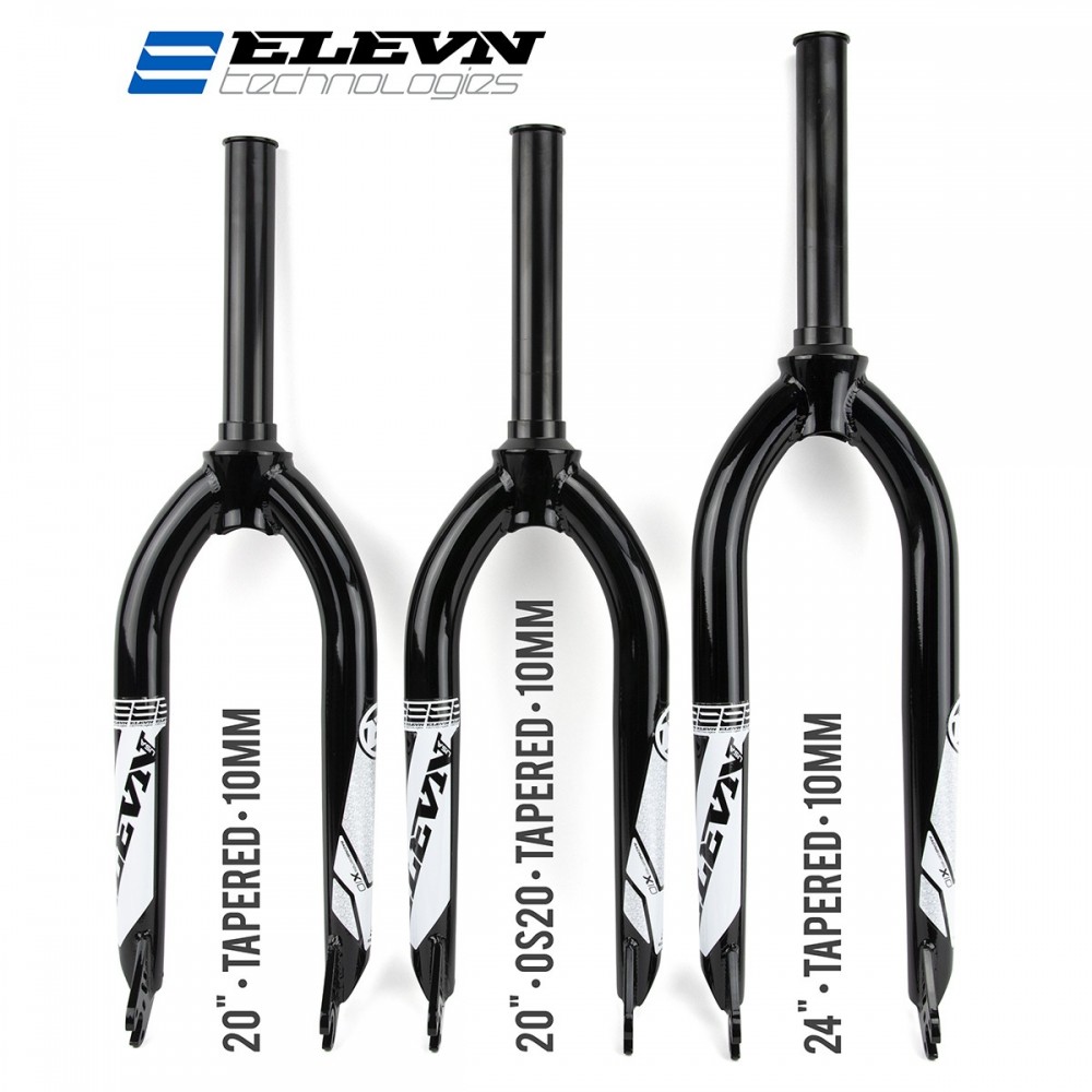 Tapered bmx clearance forks