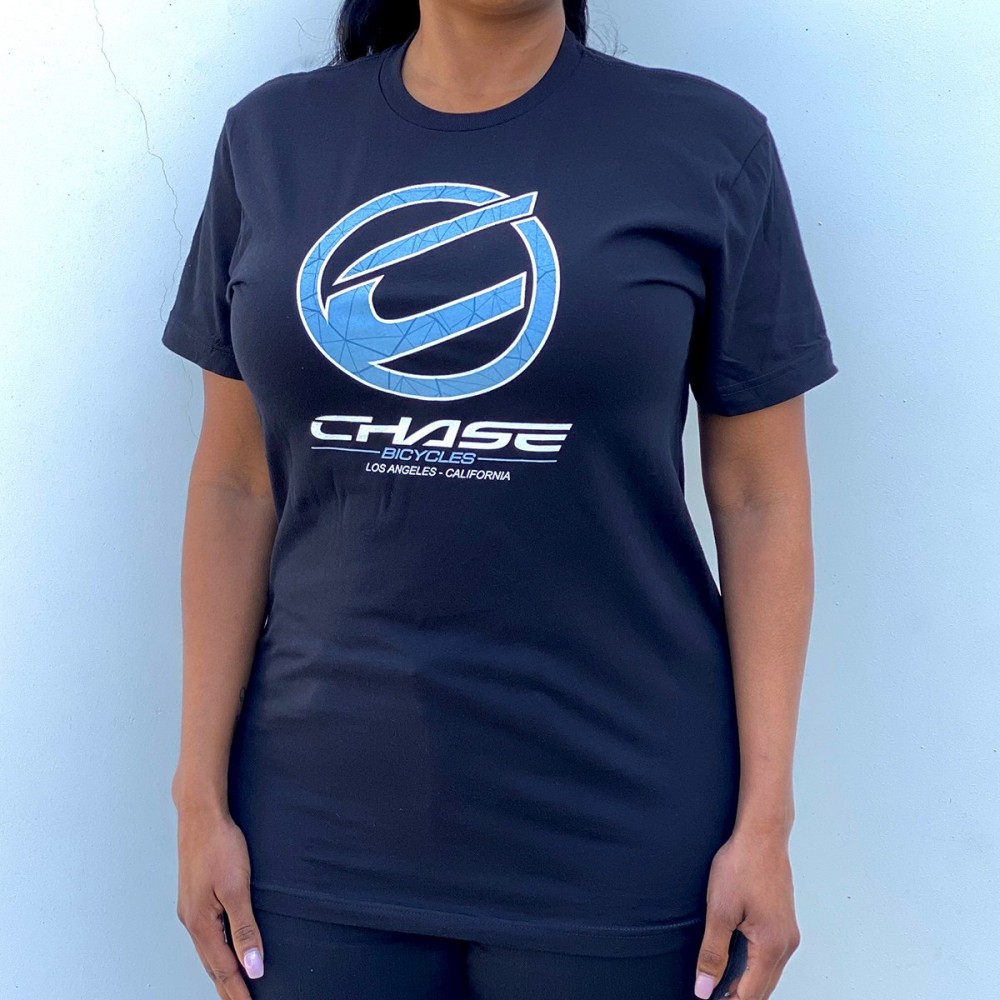 Black and blue sales icon t shirt